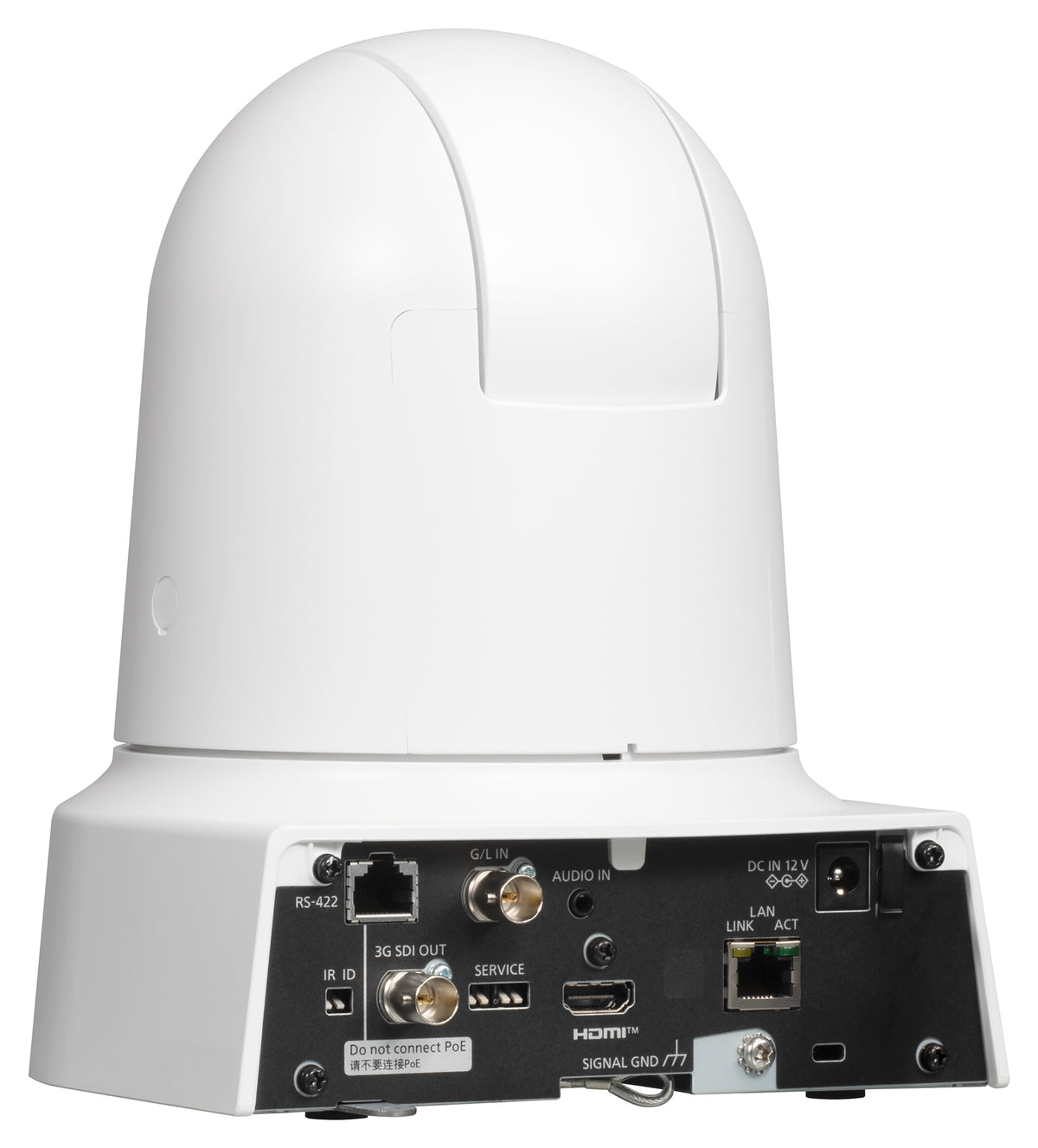 Panasonic AW-UE80W: 4K PTZ Camera with 24x Optical Zoom, NDI and SRT, White, view 5