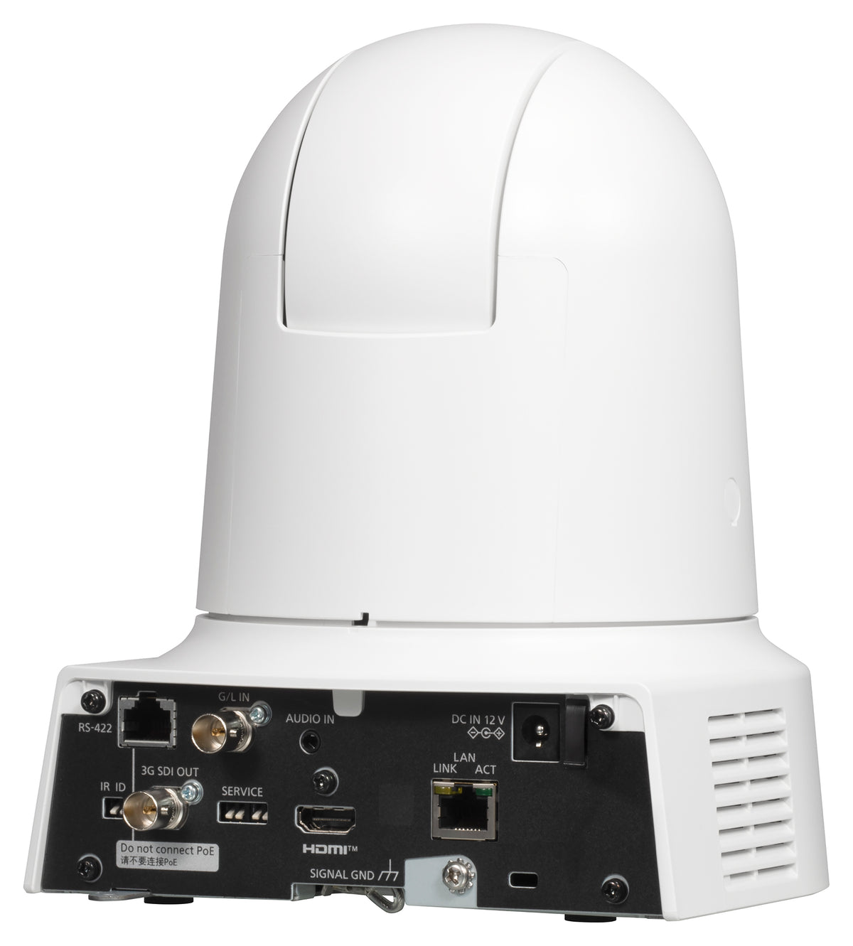 Panasonic AW-UE80W: 4K PTZ Camera with 24x Optical Zoom, NDI and SRT, White