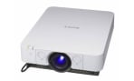 Sony VPL-FHZ55 projector lens close up