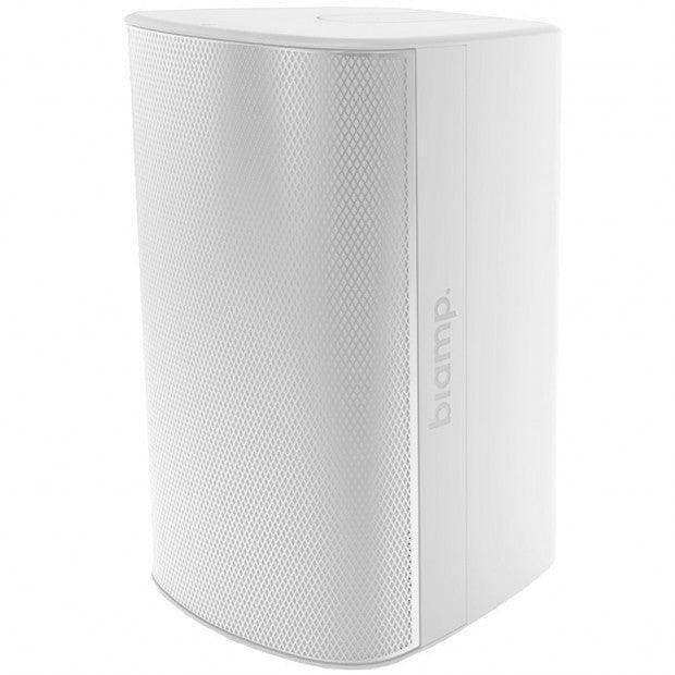 Biamp Desono EX-S6-UB-W 6.5 Inch Coaxial Surface Mount Indoor/Outdoor Loudspeaker with U-Bracket, White
