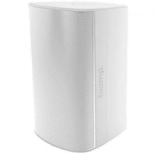 Biamp Desono EX-S6-UB-W 6.5 Inch Coaxial Surface Mount Indoor/Outdoor Loudspeaker with U-Bracket, White