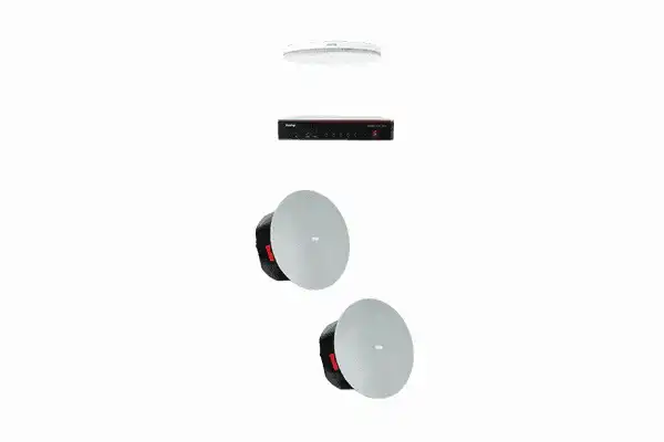Biamp MRB-M-SCX400-C Medium Meeting Room Bundle with Devio SCX 400 and Ceiling Microphone