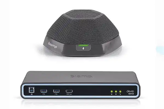 Biamp Devio SCR-20T Conferencing Hub with Tabletop Microphone