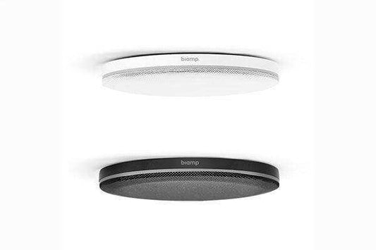 Biamp Parle TCM-XA Black AVB Beamtracking Ceiling Microphone with PoE+ Amplifier, Black