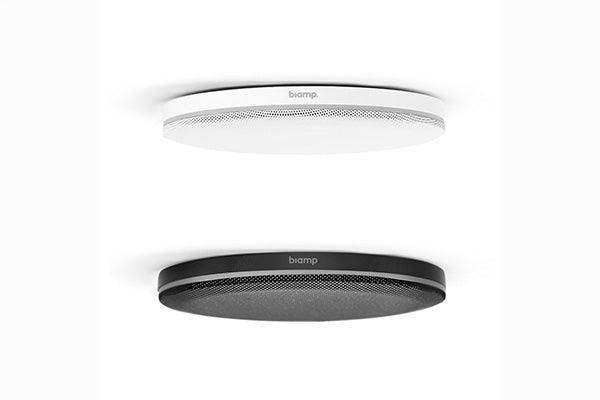 Biamp Parle TCM-XA White AVB Beamtracking Ceiling Microphone with PoE+ Amplifier, White