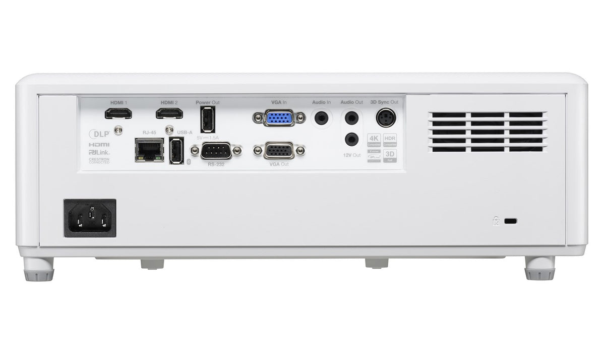 Optoma ZU602: 6,200 Lumen WUXGA Laser Projector with Standard Throw Lens