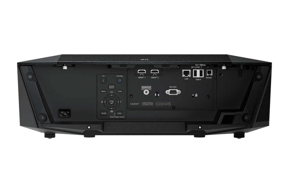 Epson EH-QL3000B: 6,000 Lumens 4K 3840 x 2160, 8.3m pixels, 16:9 3LCD Laser Projector, Interchangeable Lens, view 3