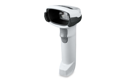 Zebra DS2278 barcode scanner, left view, white