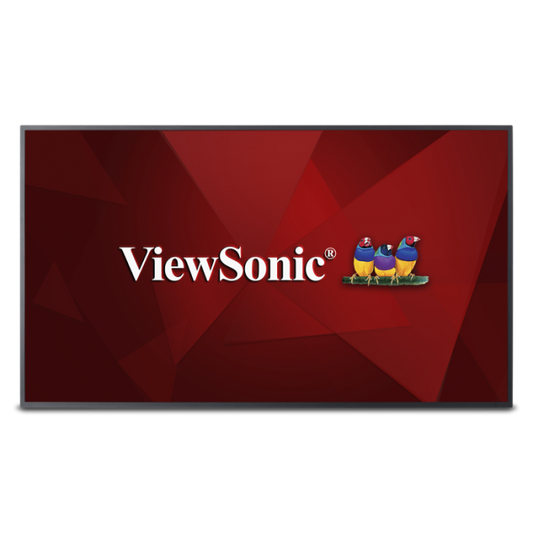 ViewSonic CDE5010-S 50 inch 4K commercial display front view