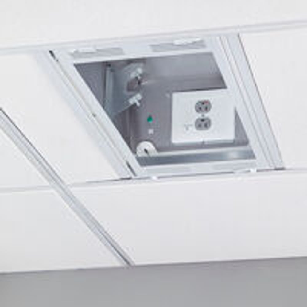 Chief CMS491P2 Ceiling Storage Box 1X2 with Power