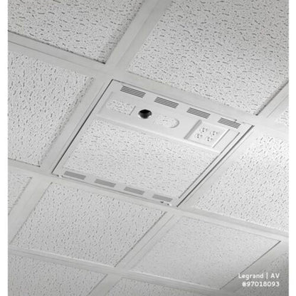 Chief CMS492 2' X 2' Plenum Rated Storage Box, White, view 2