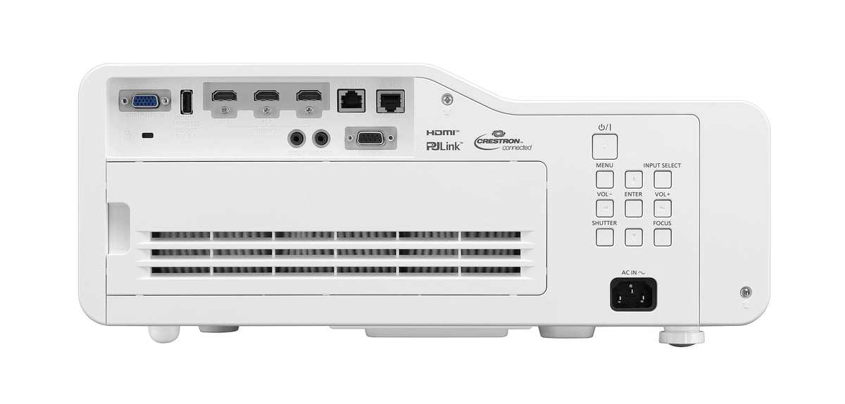 Panasonic PT-CMZ50U: 5,200 Lumen WUXGA Laser LCD Projector with Ultra Short Throw Lens, White, view 4
