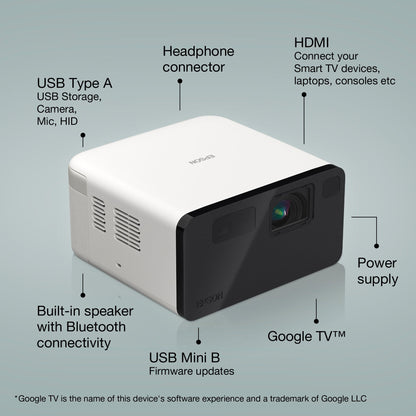 Epson EpiqVision EF-21W: 1,000 Lumens 3LCD Laser Projector, view 5