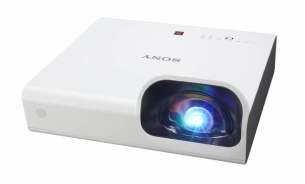 Sony VPL-SX225 projector rear connectivity panel with dual HDMI