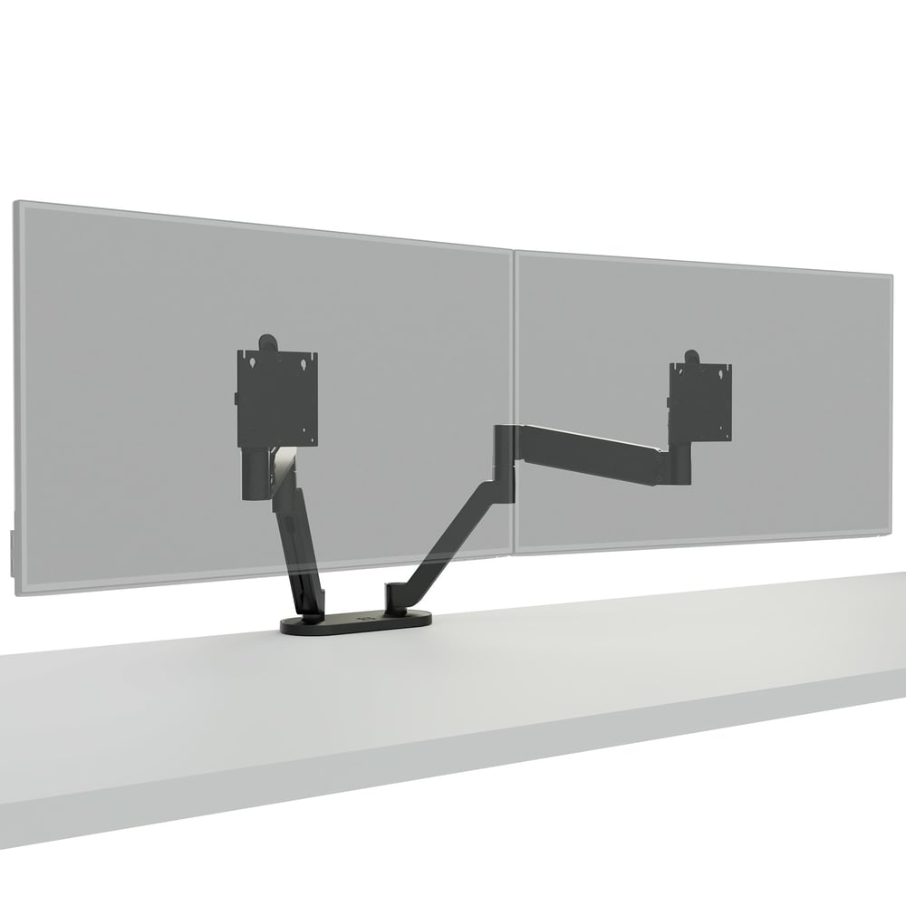 Chief DMA2B Dual Dynamic Monitor Arm Black, view 3