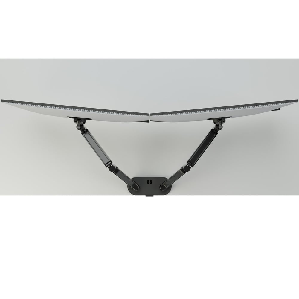Chief DMA2B Dual Dynamic Monitor Arm Black, view 6