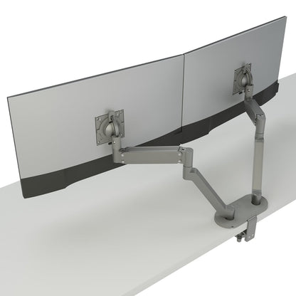 Chief DMA2S Dual Dynamic Monitor Arm, Silver, view 6