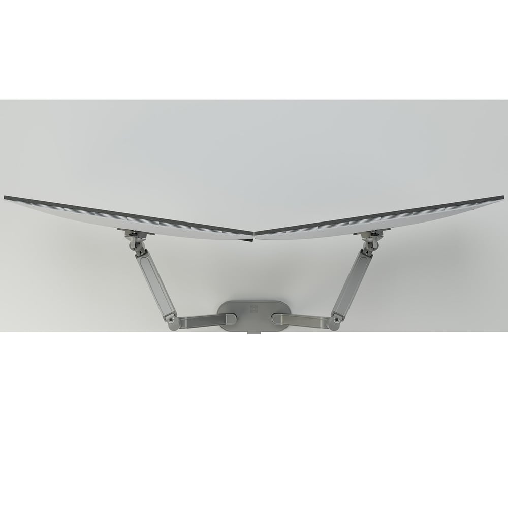 Chief DMA2S Dual Dynamic Monitor Arm, Silver, view 8
