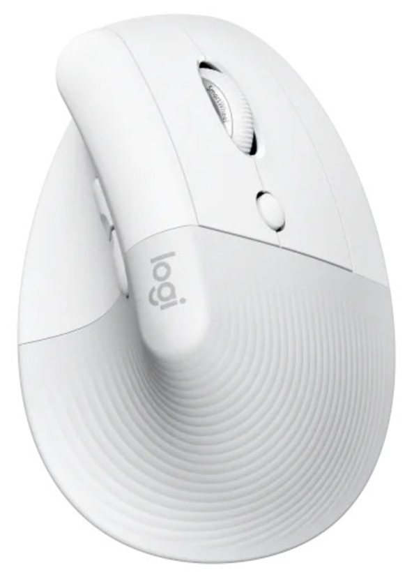 Logitech LIFT vertical mouse side profile