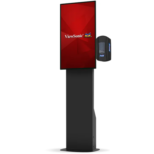 ViewSonic EP2410T-B1 24 inch Health Flex touchscreen with automatic hand sanitizer dispenser