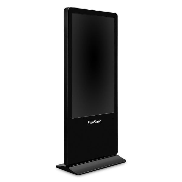 ViewSonic EP5540 free-standing kiosk enclosure side view