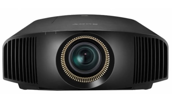 Sony VPL-VW300ES projector lens close up