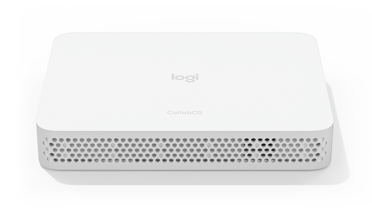 Logitech RoomMate compute appliance for video conferencing rooms