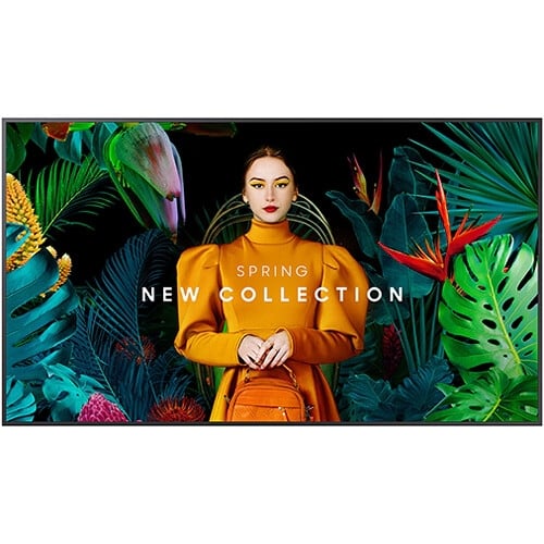 Samsung QMC Series 65 inch QM65C LH65QMCEBGCXGO professional commercial 4K smart signage display with 28.5mm hyper-slim profile supplied by Trianze Tech Dubai