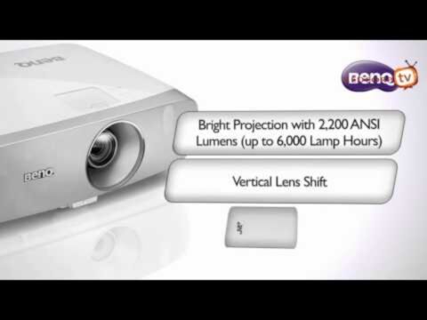 BenQ W1110 Full HD 1080p home projector with 2200 lumens, view 5