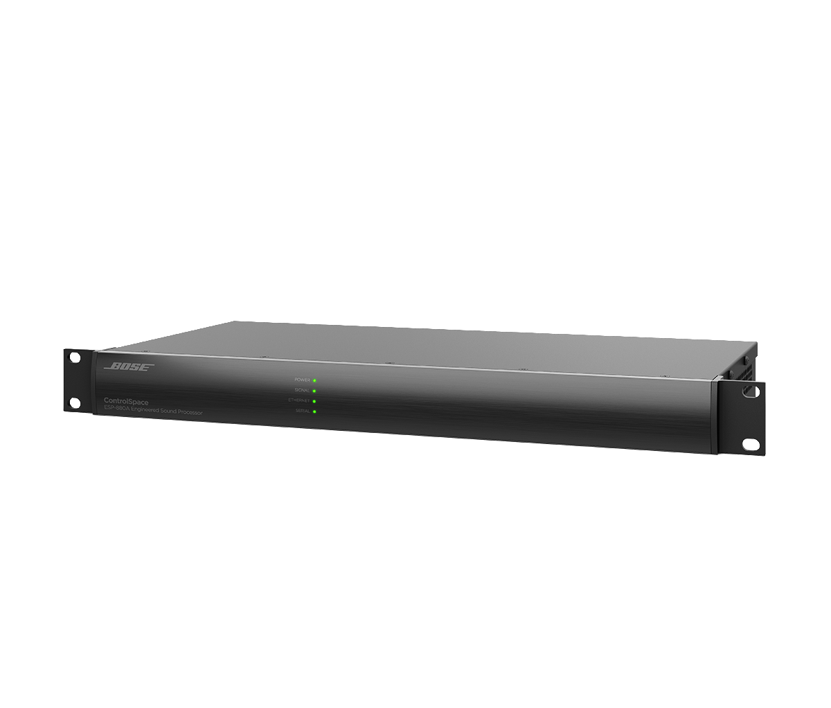 Bose ControlSpace ESP-880A engineered sound processor, left facing angled view