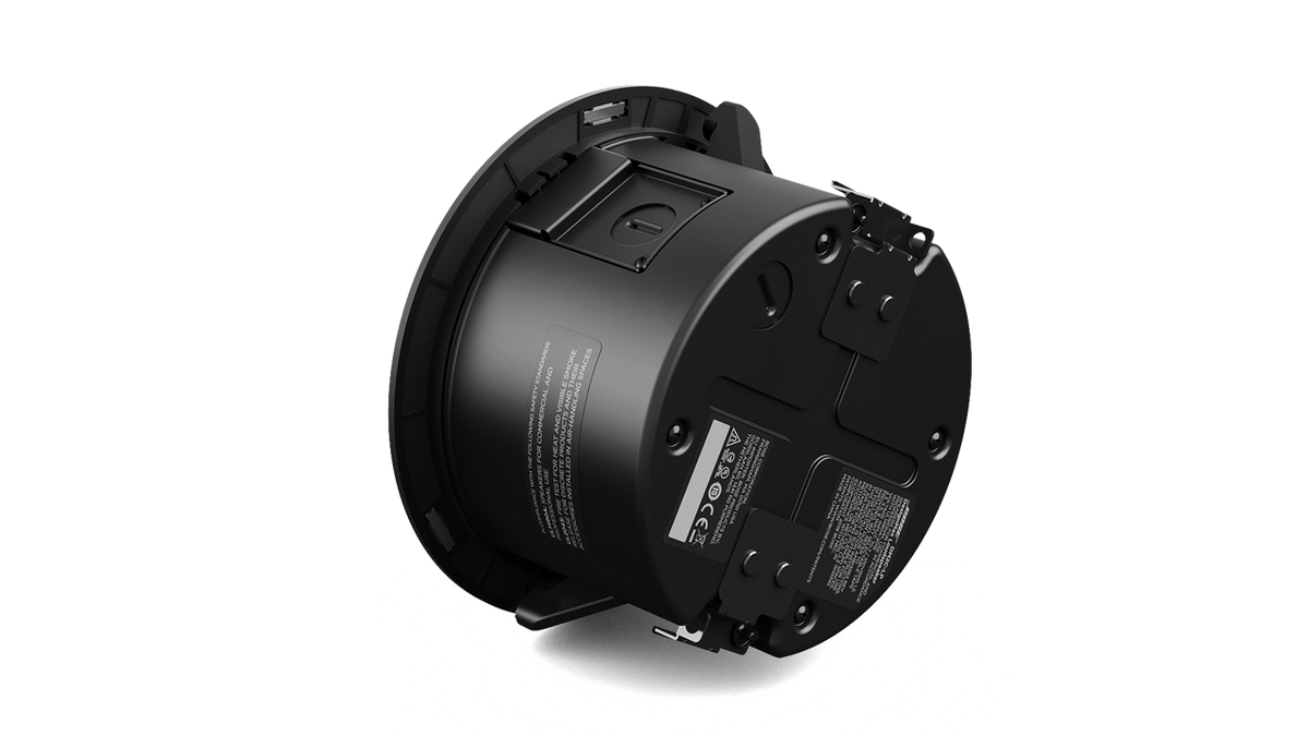 Bose DesignMax DM2C-LP black low profile in-ceiling loudspeaker, low profile rear enclosure