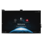 ViewSonic IFP6570 65 inch flagship interactive display angled view