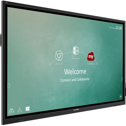 ViewSonic IFP7530 75 inch interactive display side profile