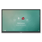 ViewSonic IFP7550-2 75 inch interactive display angled view