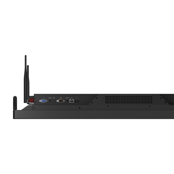 ViewSonic IFP9850-3 98 inch interactive display rear connectivity panel