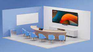 MAXHUB UW105NA ultra-wide 21:9 display rear ports