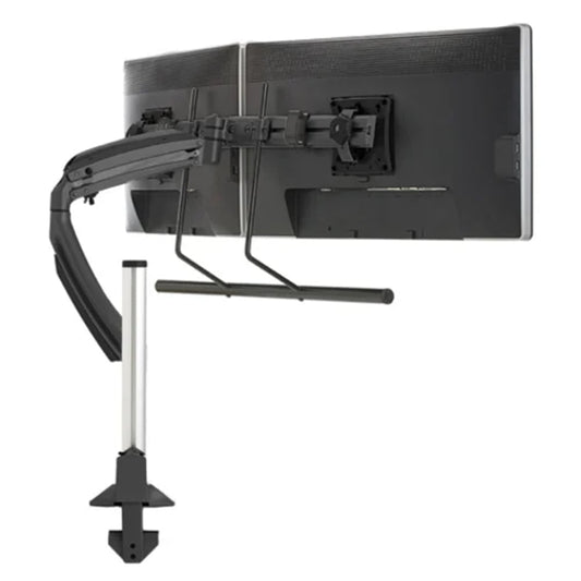 Chief K1C22HB K1 Column Mount Dual Display 2L Arm H-Array, Black