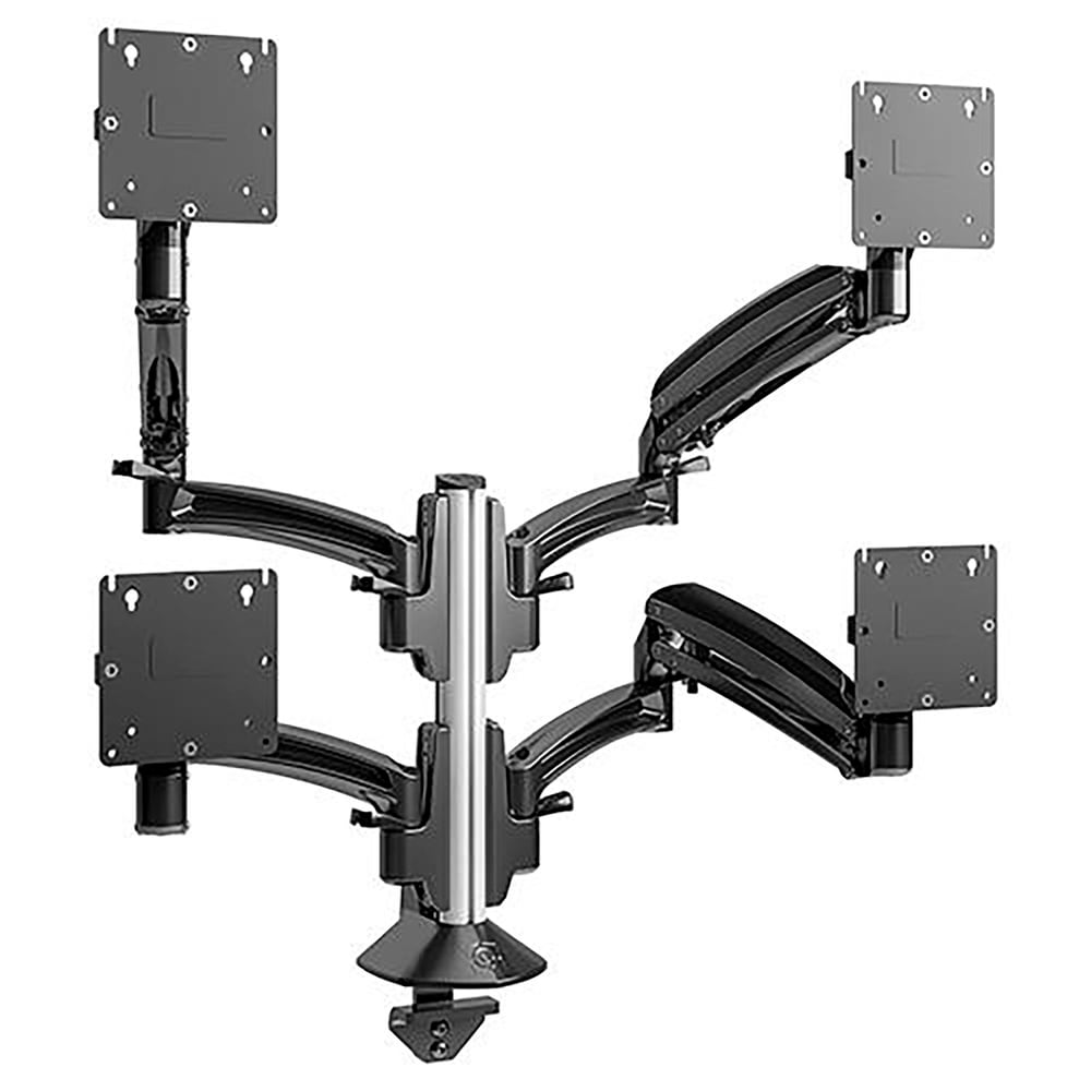 Chief K1C420B K1 Column Mount 4 Display Dual 2L Arms, Black
