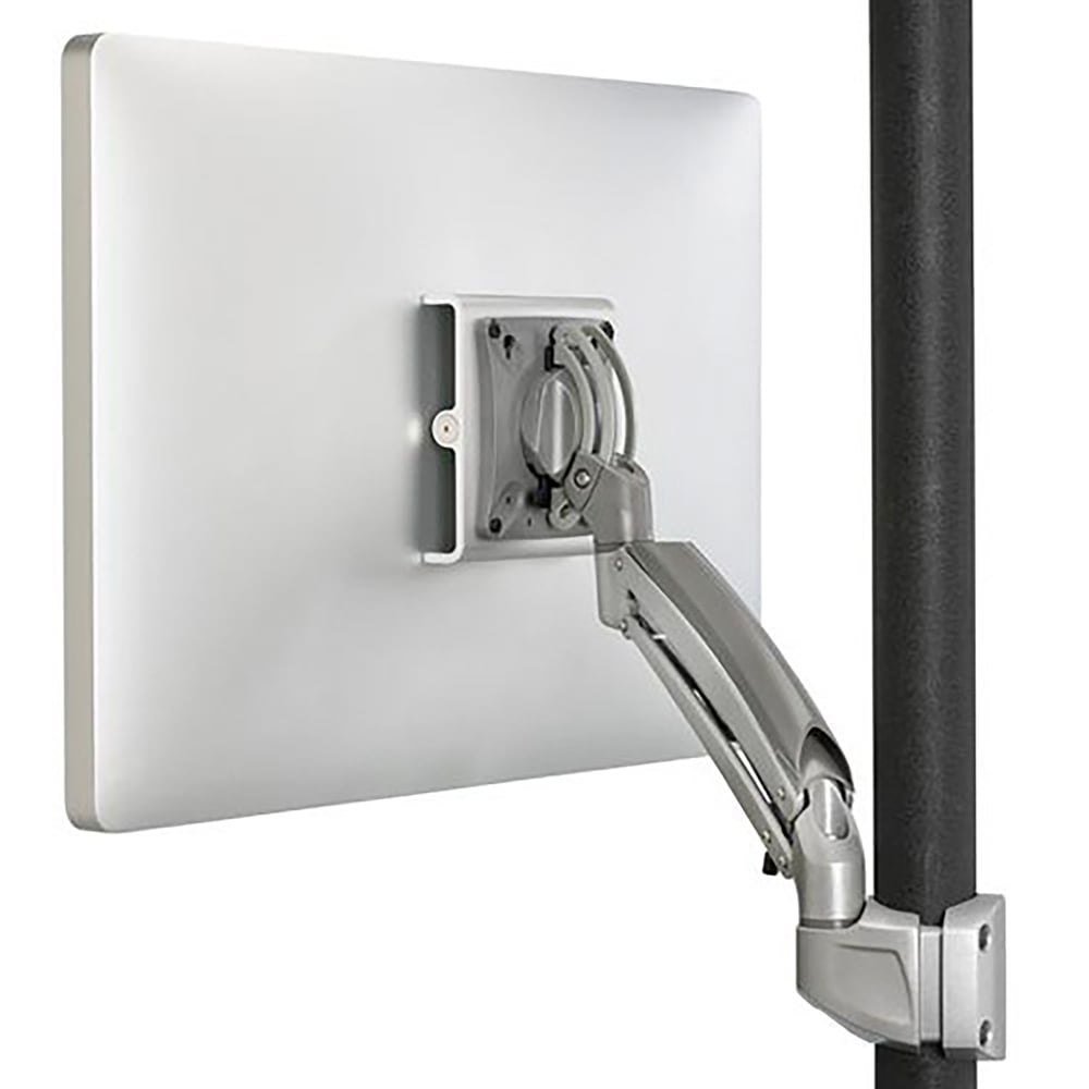 Chief K1P110S K1 Pole Mount Single Display 1L Arm Silver