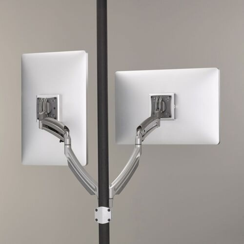 Chief K1P220S K1 Pole Mount Dual Display Dual 2L Arms Silver, view 2