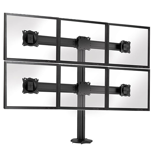 Chief K3G320B Adjustable Array Six (3X2) Grommet, Black
