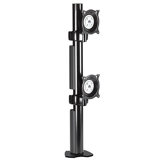 Chief KTC230B Dual Vertical Desk Clamp Mount