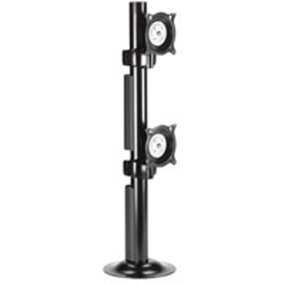 Chief KTG230B Vertical Dual Array Black Grommet Mount