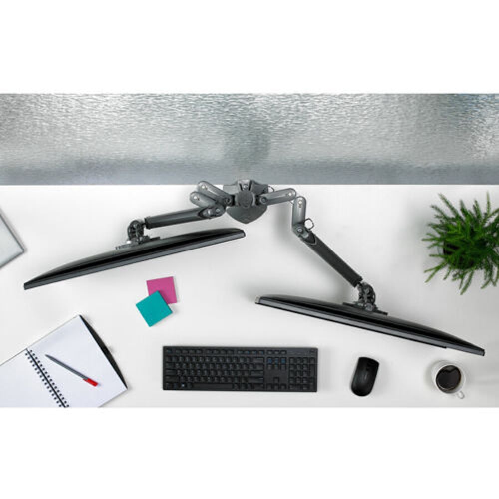 Chief KXC220B Kx Column Desk Mount Dual 2L Arms Black, view 2
