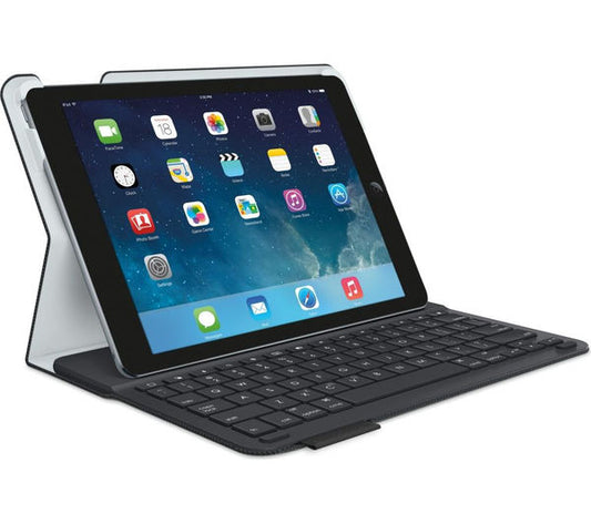 Logitech Type+ Folio Keyboard Case: iPad Air 2 Bluetooth Cover in Black