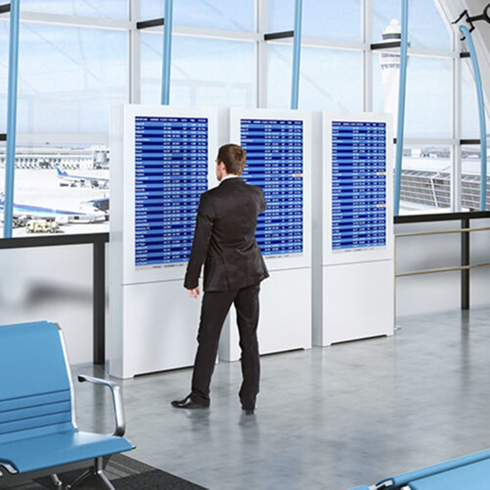 Chief LF55UBP 55" Portrait Floor Kiosk, view 12