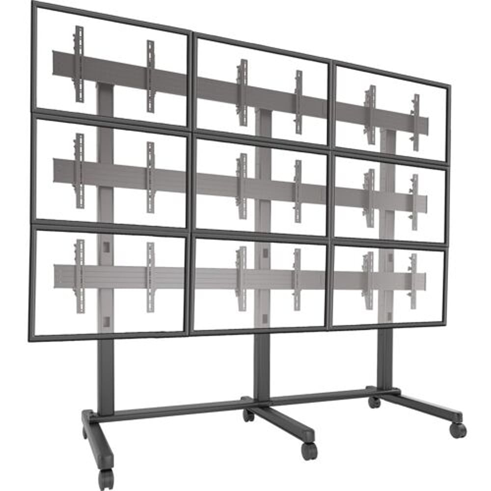 Chief LVM3X3U Fusion 3X3 Video Wall Cart, view 2
