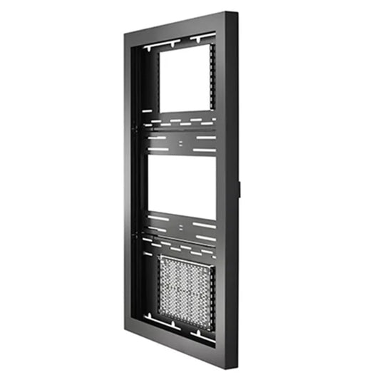 Chief LW55UBPG 55" Portrait On-Wall Kiosk with Glass, Black