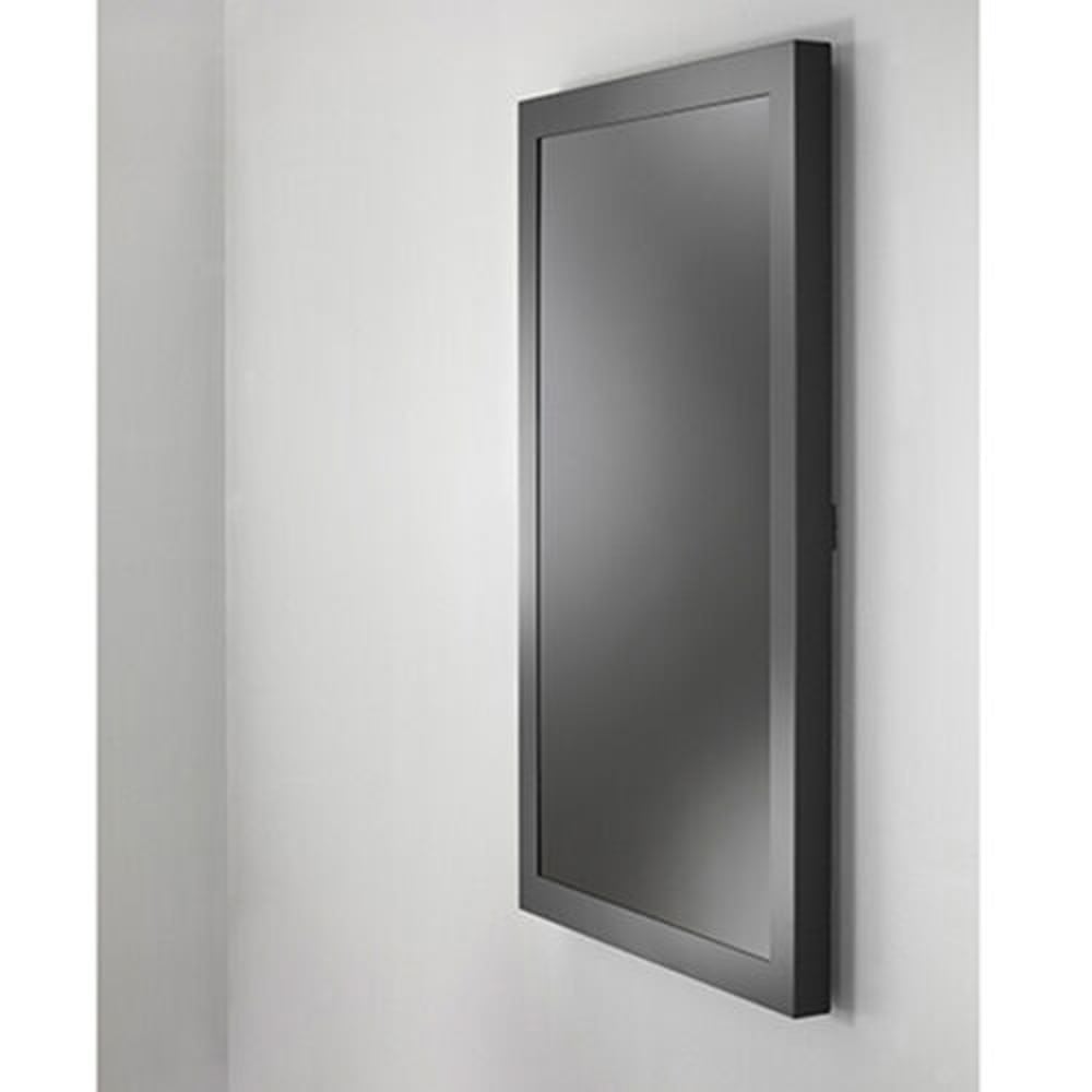 Chief LW65UBPG 65" Portrait On-Wall Kiosk with Glass, Black