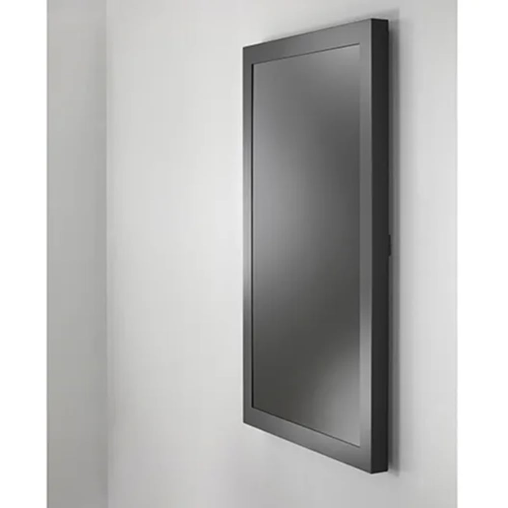Chief LW75UBPG 75" Portrait On-Wall Kiosk with Glass, Black